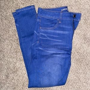 Vibrant blue AE jeans